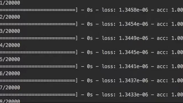 keras xor neural network run смотреть онлайн