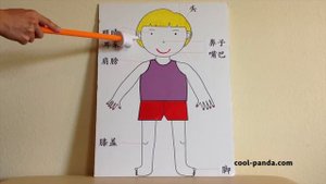 Песня на китайском(части тела)