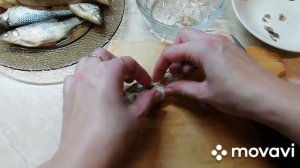 ТАКОЕ ВЫ ЕЩЕ НЕ ПРОБОВАЛИ. Плотва. Пирог из морской плотвы. Блюдо из Плотвы.