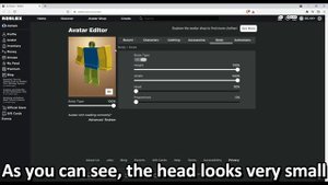 How To Make The SMALLEST HEAD FOR FREE in Roblox! (Avatar Trick)