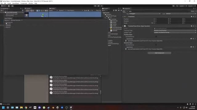 OpenXR HTC Vive Tracker not working in Unity with OpenXR Plugin and SteamVR Beta