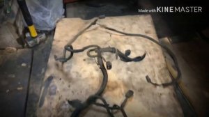 Восстанавливаем электропроводку Двигателя(жгут Двигателя).Как это было До и После...