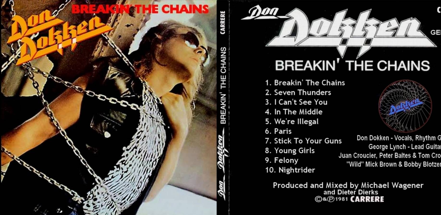 Dokken - Breaking The Chains (1981) German Carrere Pressing