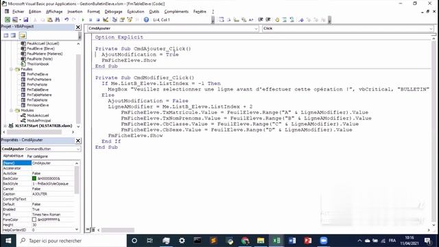 Excel & VBA : Création complète A à Z d'une application de suivi de notes et bulletins scolaires (1 смотреть онлайн
