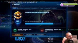 [Blacer]DIMAGA 1v1 EU Grand Master League  02.03.2019 стрим#2