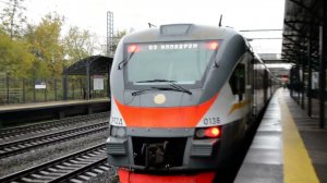 "Встреча Сапсанов!" ЭВС1-07 "Сапсан" и ЭВС1-05 "Сапсан" + ЭП2Д-0138 | Петровско-Разумовская