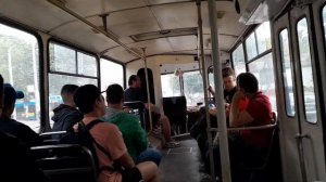 Traveling by ZiU-682 trolleybus № 124 in Pleven- Пътуване с ЗиУ 682 №124 в Плевен - Excursion part