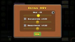 Переливающиеся цвета (Радужный эффект) через HSV в Geometry Dash