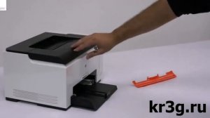 Установка картриджа CE310A в принтер HP LaserJet 1025