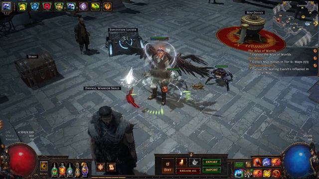 Path of exile- Test build run run content sanctum poe =)))) смотреть онлайн