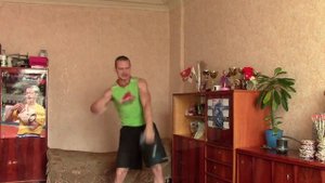 Рывок гири 32 кг.110 подъемов за 5 мин.Ситников Виталий.