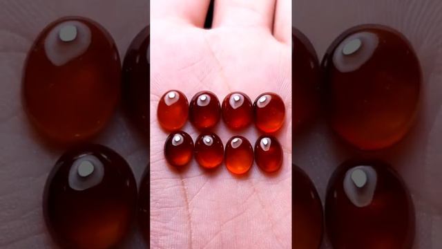 L193 🆕️ paket 8 batu red garnet *hesonite,Harga Pas Rp 160 Rb belum ongkir dim 9-11 mm .origin