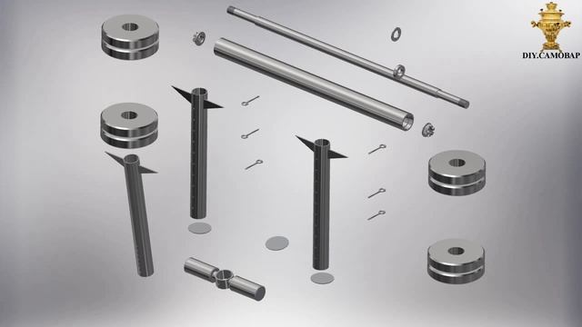 Тренажёр Street Barbell "ФС 31 "Качалка"". DIY "Самовар". смотреть онлайн