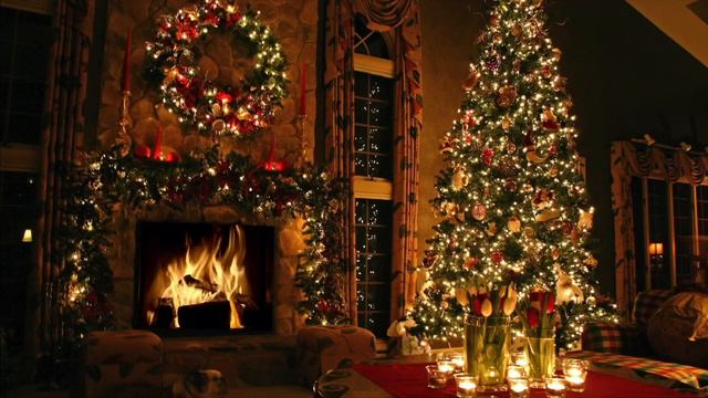 🎄1 час | Новогодний фон | Новогодняя музыка 🎄