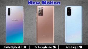 Samsung Galaxy Note 20 vs Samsung Galaxy Note 10 vs Samsung Galaxy S20