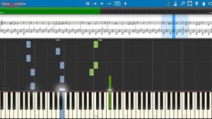 Комбинация - American Boy на пианино (piano cover) [Synthesia] by 11ans11