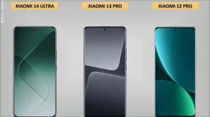 Xiaomi 14 Ultra vs Xiaomi 13 Pro vs Xiaomi 12 Pro