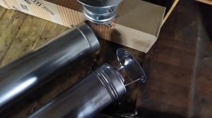 Если тухнет газовый котел. Удлинил кирпичный дымоход сэндвич трубой!#дымоход #сэндвич