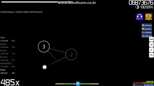 [Osu!] Syaro(CV.Uchida Maaya) - Caffeine Fighter HD,NC 501pp смотреть онлайн