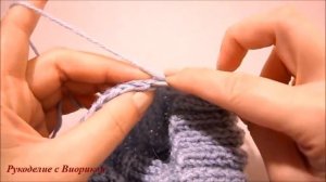 Детские шапочки крючком и спицами.№3 Шапочка для новорожденного