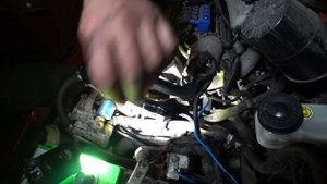 течь масла под катушкой зажигания CHEVROLET AVEO , LANOS