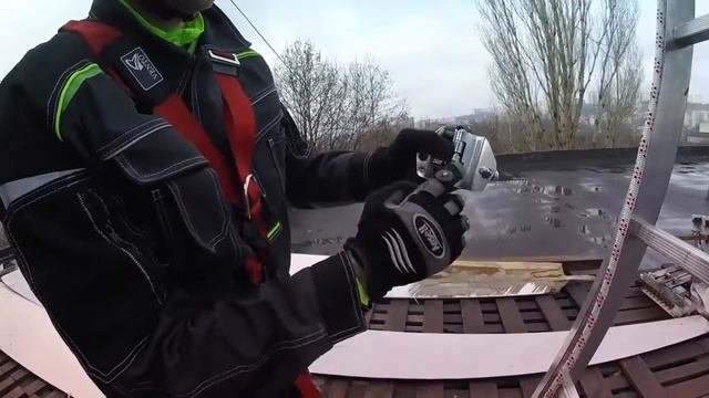 Видеодемонстрация подъема на опоры