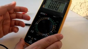Мультиметр TEK DT 9208A - внешний вид, демонстрация работы