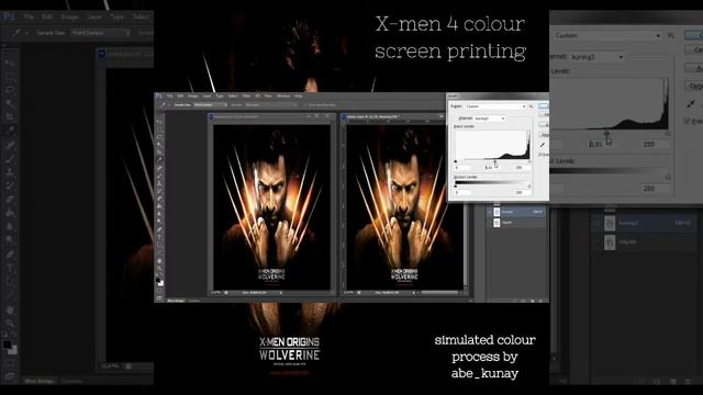 Pecah warna sablon manual di photoshop "Simulated colour process 4 colour" смотреть онлайн