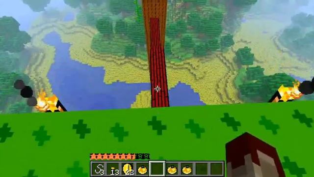 Minecraft SUPER MARIO MINECRAFT BROS Adventure Map! Frightful Vine Jumps!
