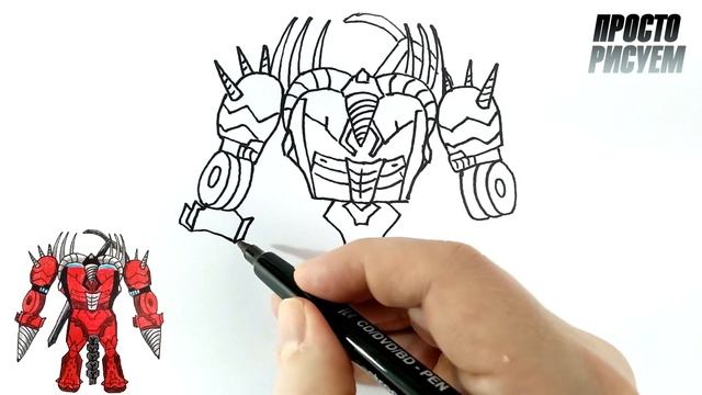 Как нарисовать обновленный ТИТАН ДРЕЛЬМЕН смотреть онлайн