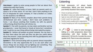 Spotlight 8. Модуль 1b. Listening & Speaking