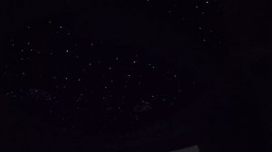 Натяжной потолок Звездное небо с падающей звездой и двумя созвездиями
