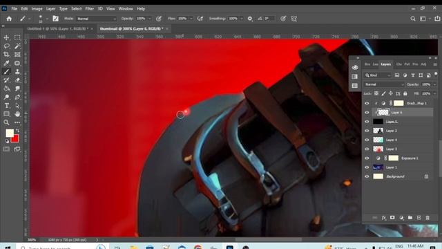 How to Make a Thumbnail for YouTube Videos with Glow Effect  YouTube thumbnail tutorial 2023