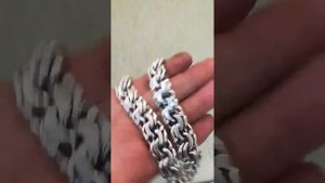 Большая цепь на шею Бисмарк 340 гр, серебро 925 пробы