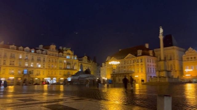 ПРАГА. ПРОГУЛКА ПО ВЕЧЕРНЕЙ ПРАГЕ.