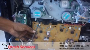 How to clean waste Toner convey unit for Kyocera Taskalfa 2553ci Model/ Printer / Scanner - Tamil