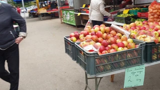 Эстония.Цены на продукты 2020.Цены на овощи и фрукты на  рынке в Эстонии.Обзор товаров и цены.Влог