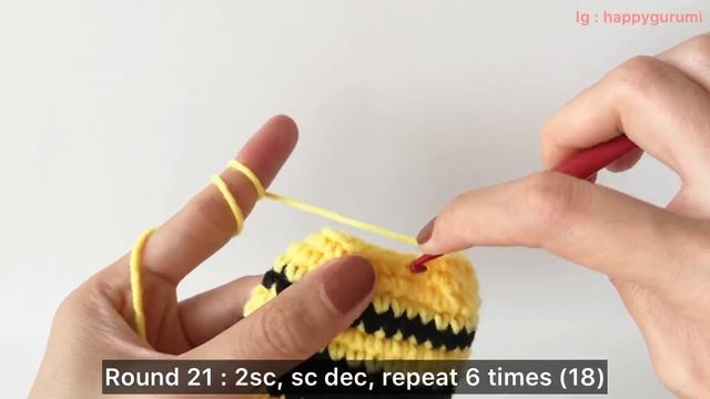 Bee Amigurumi Crochet Tutorial | Step by Step | FREE PATTERN смотреть онлайн