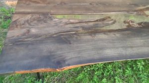 Столешница из кристально прозрачной эпоксидной смолы и карагача