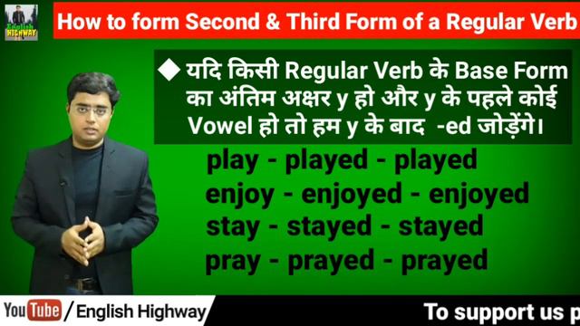 Regular and Irregular Verbs | Verbs Forms in English Grammar in Hindi | Correct Forms of Verb