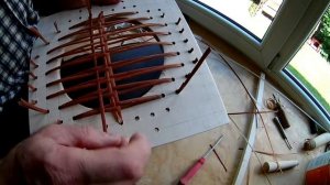 №23 Плетем полотно из ленты лозы  . (Wickeworc - Плетение из лозы )