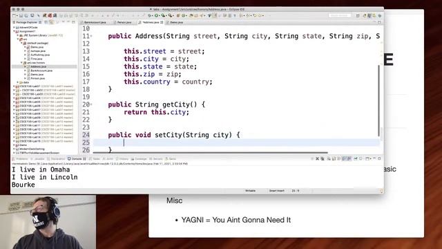 2.1 - Intro to Java Classes (2020/02/11) смотреть онлайн