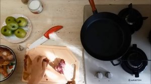Утка с яблоками тушеная кусочками. Без маринования. На новый год. Duck with apples
