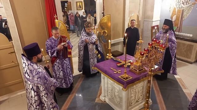 Всенощное бдение в храме МинДА 26 сентября 2022 года