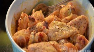 Куриные крылья в соусе запеченные в духовке