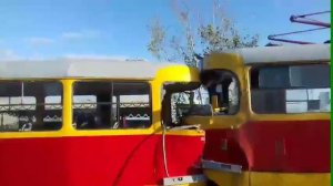 Столкновение трамваев на Ремзаводе