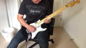 Replica of Dave Murray’s 57 Fender Strat with Floyd Rose