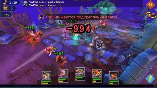 Lords mobile. Прохождение ограниченного соревнования: Безумный вождь. Стадия 6. На автобое смотреть онлайн