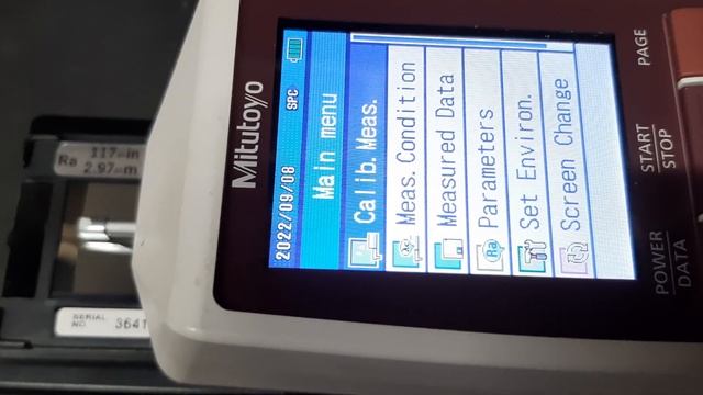 Калибровка измерителя шероховатости MITUTOYO SJ-210