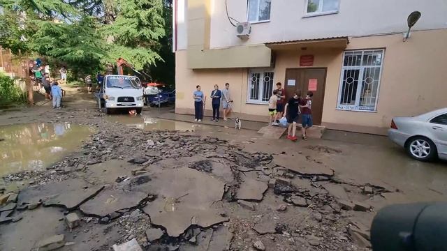 Потоп Сочи 23.07.22 Район Донская 62 смотреть онлайн